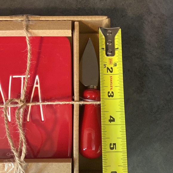 Rae Dunn Cheese Plate and Knife Set - Picture 3 of 3